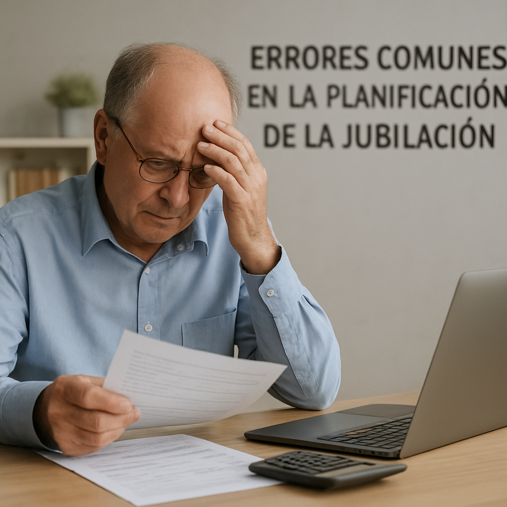 Errores comunes en la planificación de la jubilación